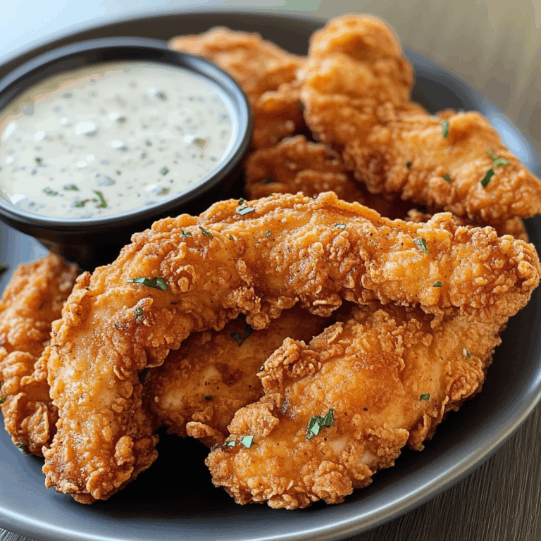 Chicken Tenders with Ranch Sauce