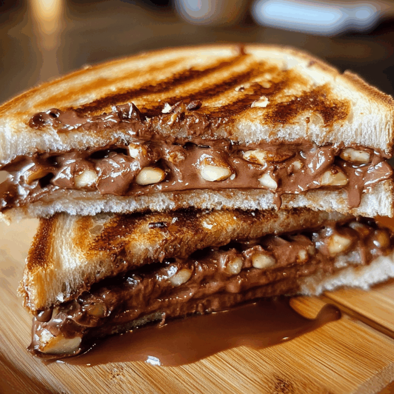 Chocolate-Hazelnut Panini: A Decadent Twist on a Classic