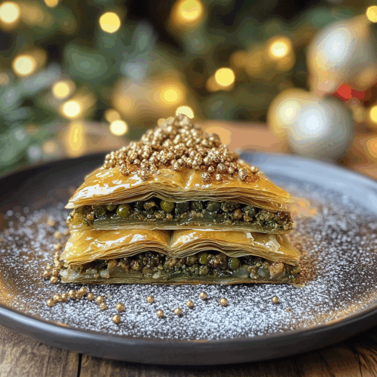 Festive Christmas Baklava: A Delightful Holiday Treat