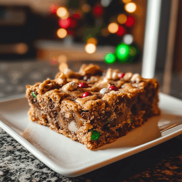 Indulgent Christmas Cookie Bars: A Festive Treat