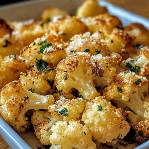 Crispy Parmesan Roasted Cauliflower: A Veggie Side Dish Sensation