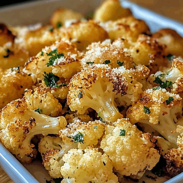 Crispy Parmesan Roasted Cauliflower: A Veggie Side Dish Sensation