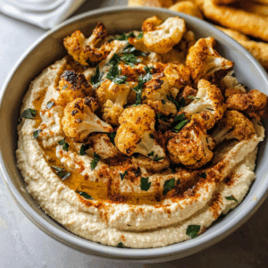Crispy Roasted Cauliflower Hummus: A Veggie-Packed Delight