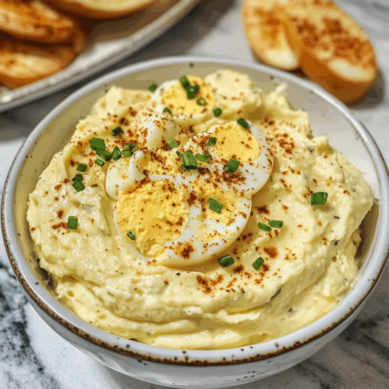 Creamy and Irresistible Deviled Egg Dip