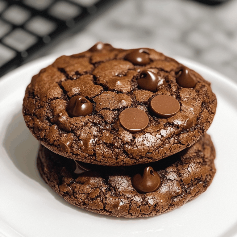 Irresistible Double Chocolate Chip Cookies