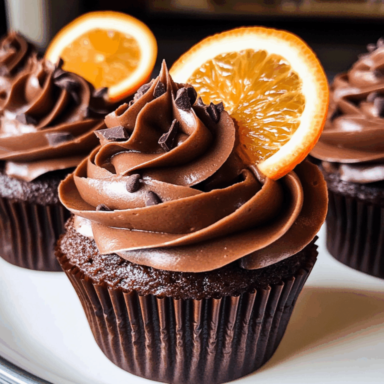 Double Chocolate Orange Cupcakes