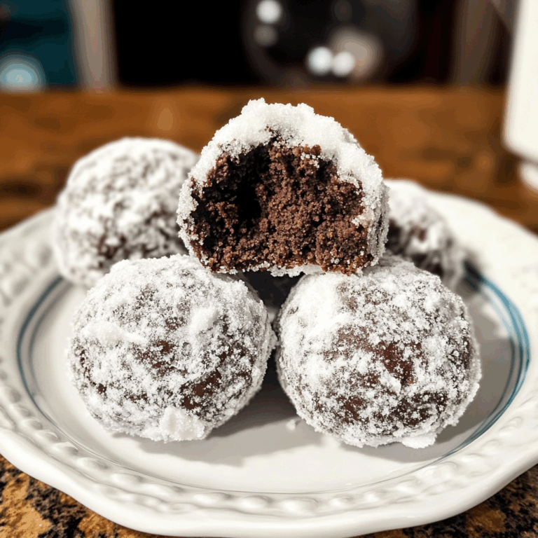 Double Chocolate Snowball Cookies: A Heavenly Holiday Treat