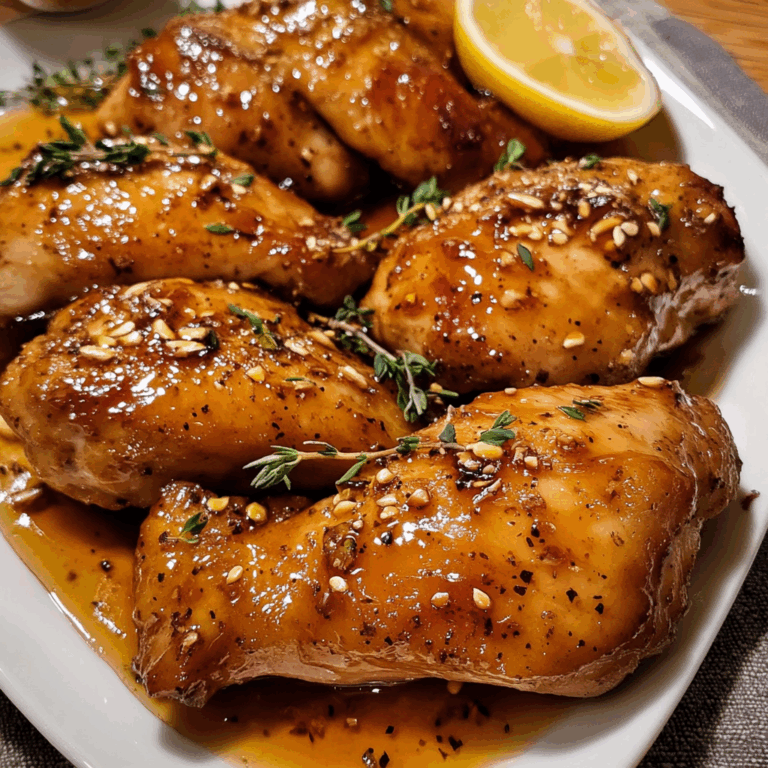 Easy Baked Honey Dijon Chicken