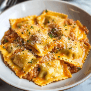 Easy Cheesy Baked Ravioli
