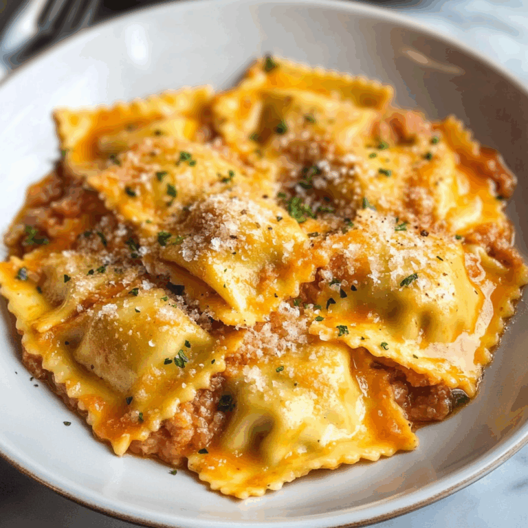 Easy Cheesy Baked Ravioli