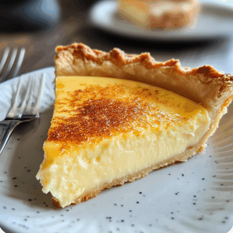 Irresistible Egg Custard Pie: A Classic Comfort Dessert