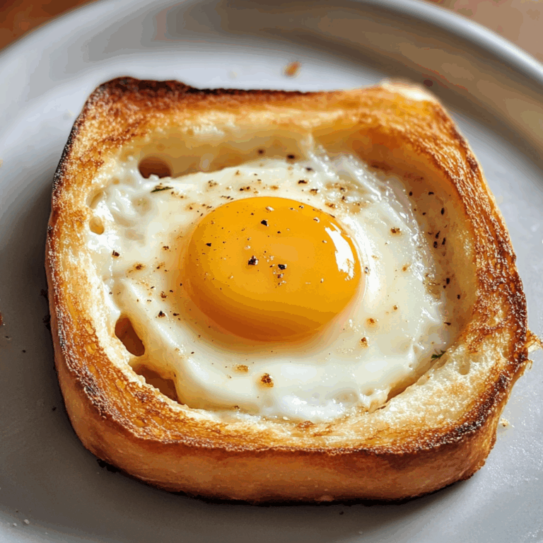 Egg in a Hole: A Delightfully Simple Breakfast Staple