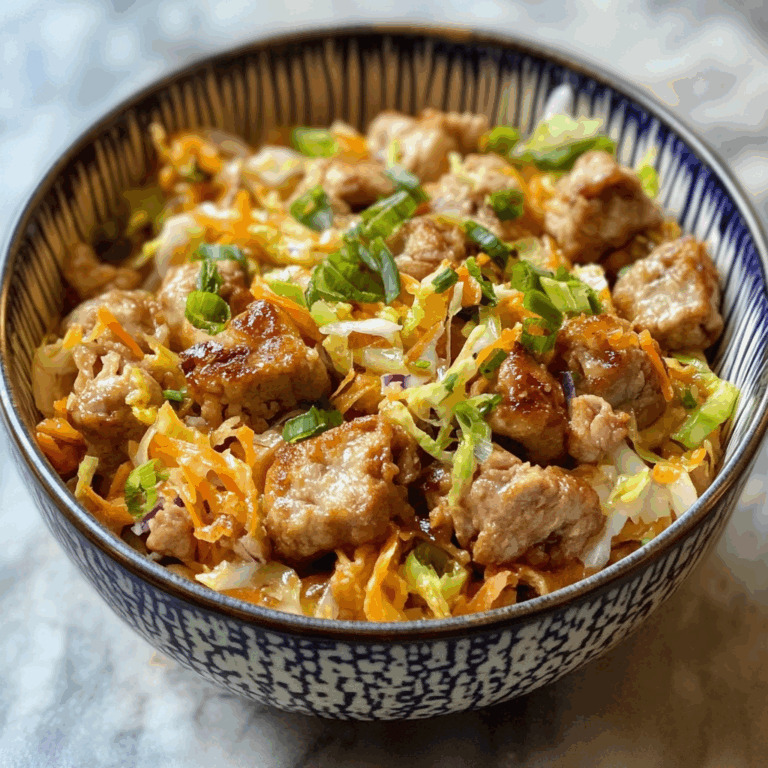 Egg Roll in a Bowl: Enjoy the Flavors Without the Wrapper