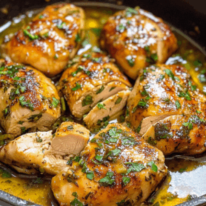 Garlic Butter Chicken with Parsley