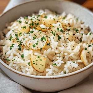 Garlic Butter Rice: The Perfect Side Dish