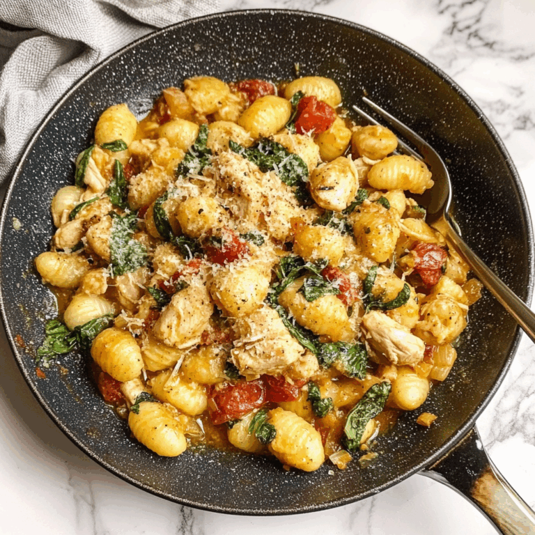 Garlic Chicken Gnocchi Skillet: Comfort Food Made Easy