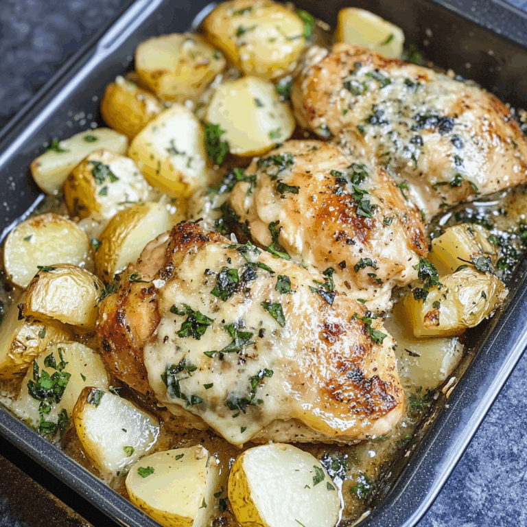 Garlic Parmesan Chicken and Potatoes