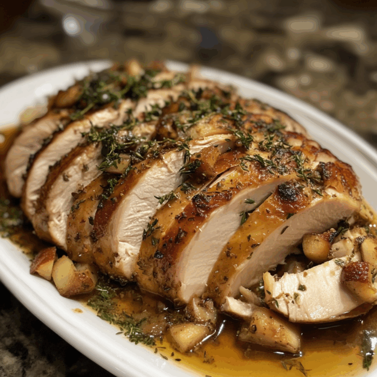 Herb-Roasted Turkey Breast: Juicy and Flavorful
