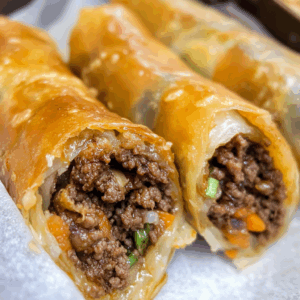 Irresistible Korean Ground Beef Egg Rolls