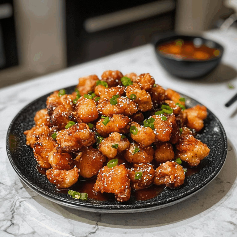 Korean Popcorn Chicken (Dakgangjeong)