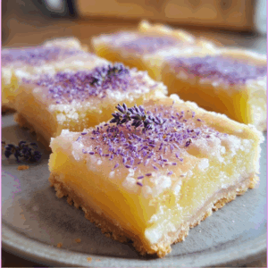 Lavender Lemon Bars: A Floral Twist on a Classic Treat
