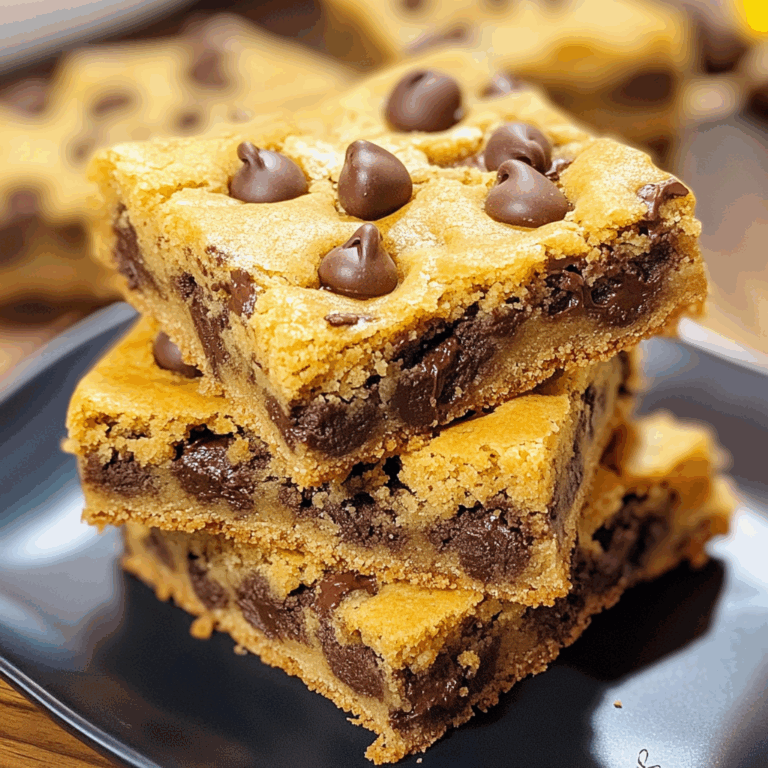 Lazy Chocolate Chip Cookie Bars: Effortless Indulgence