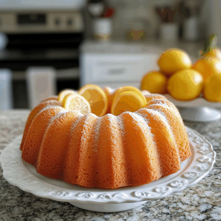 The Ultimate Lemon Bundt Cake: Bursting with Citrus Flavor