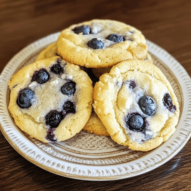 Lemon Blueberry Cookies: A Delightful Burst of Flavor