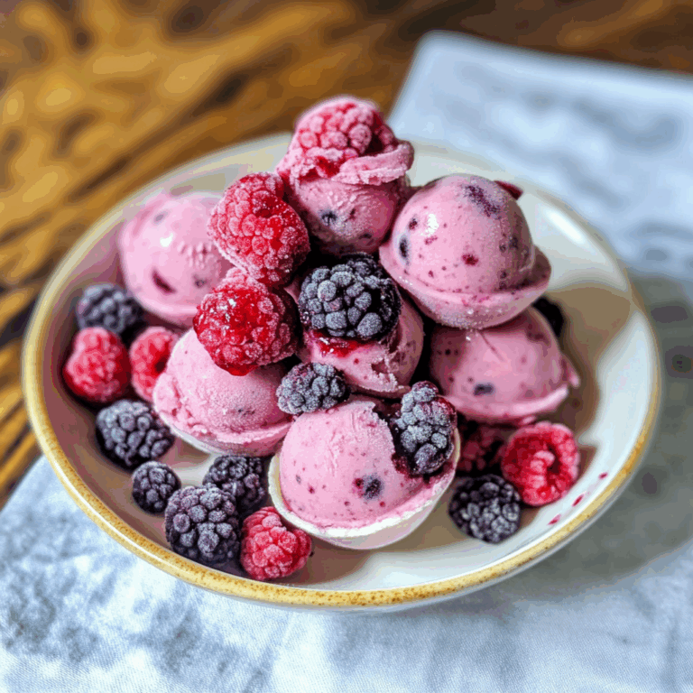 Delightful Mixed Berry Frozen Yogurt Bites