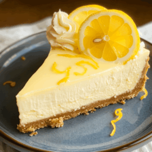 Irresistible No-Bake Lemon Cheesecake