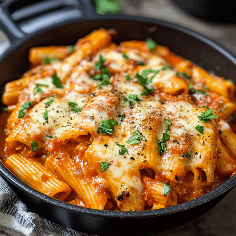 One Pot Chicken Parmesan Pasta