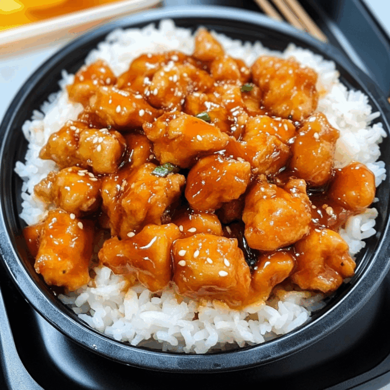 Flavorful Orange Chicken with Fragrant Rice