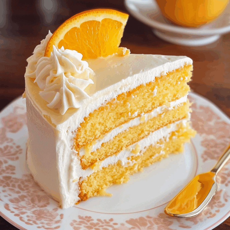 Heavenly Orange Dreamsicle Cake