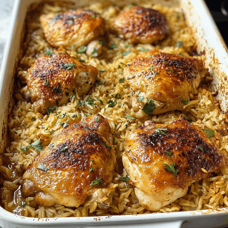 Oven Baked Chicken and Rice: A Comforting Classic