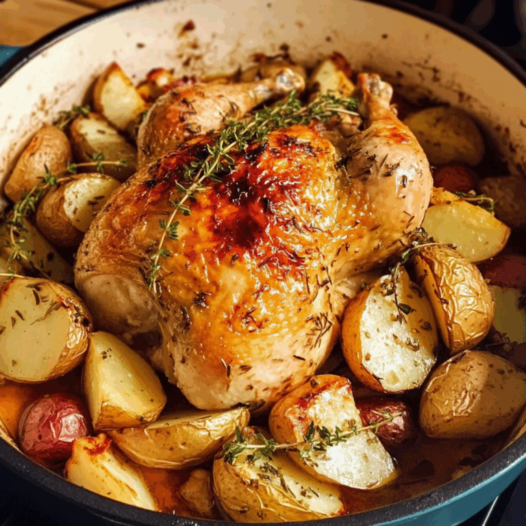 Oven Roasted Chicken and Potatoes: A Delicious One-Pan Meal