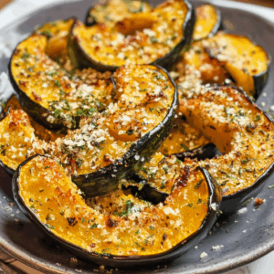 Parmesan Herb Roasted Acorn Squash