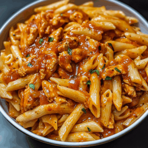 Creamy Pasta and Tender Chicken in a Delectable Sauce
