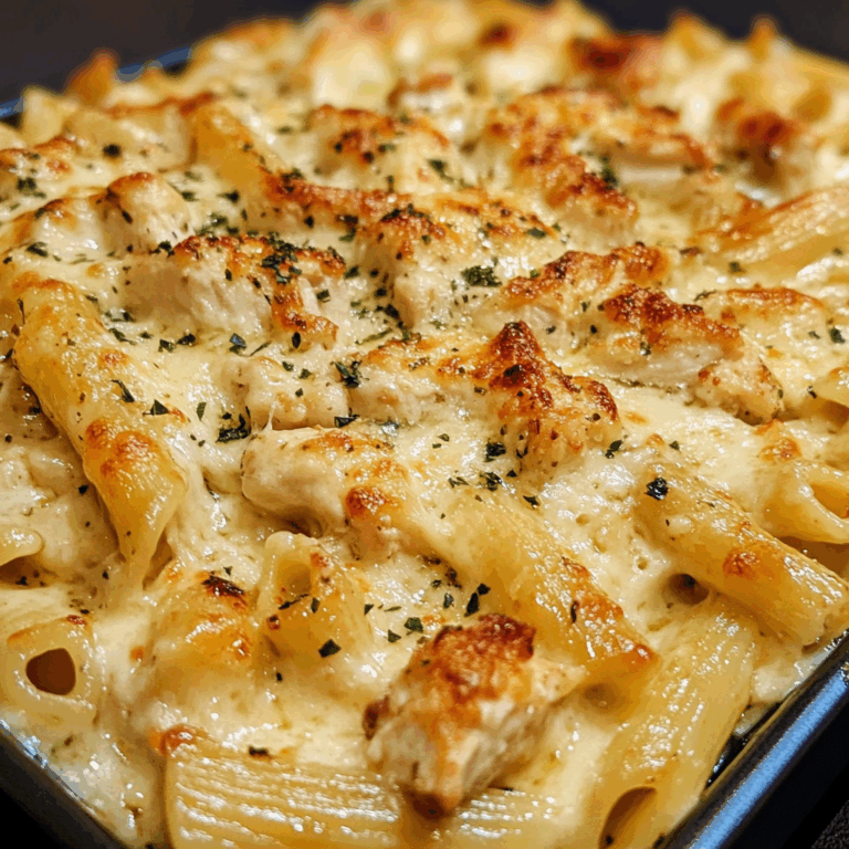 Creamy Chicken Alfredo with Parmesan Pasta