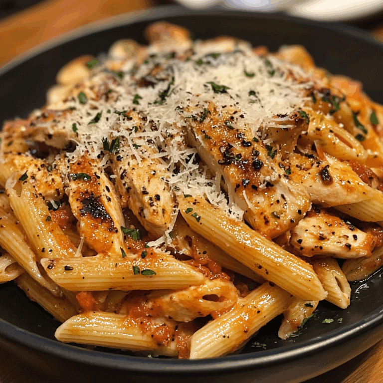 Creamy Chicken Parmesan Pasta: A Delicious One-Pot Meal