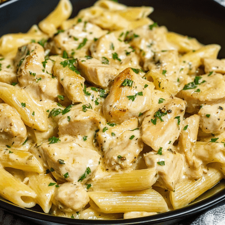 Pasta with Chicken and Parsley: A Flavorful Weeknight Delight