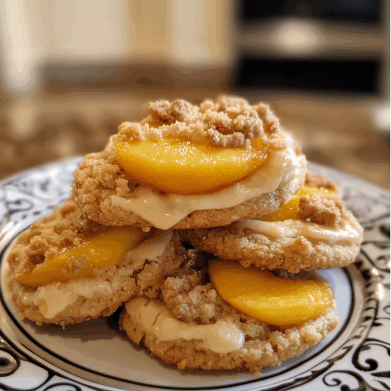 Irresistible Peach Cobbler Cookies