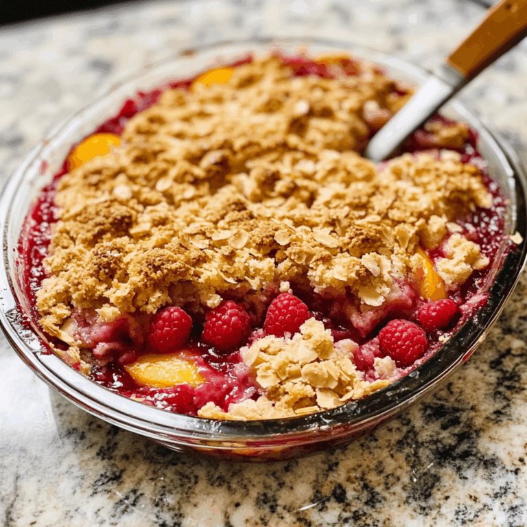 Peach and Raspberry Cobbler: A Delightful Summer Delight