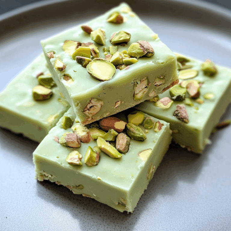 Delectable Pistachio Fudge: A Heavenly Treat