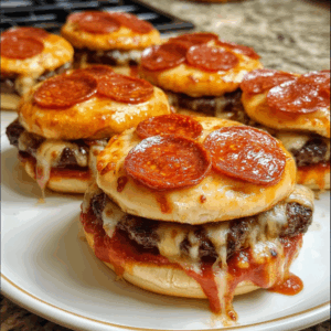 Irresistible Pizza Burgers: The Ultimate Fusion Recipe