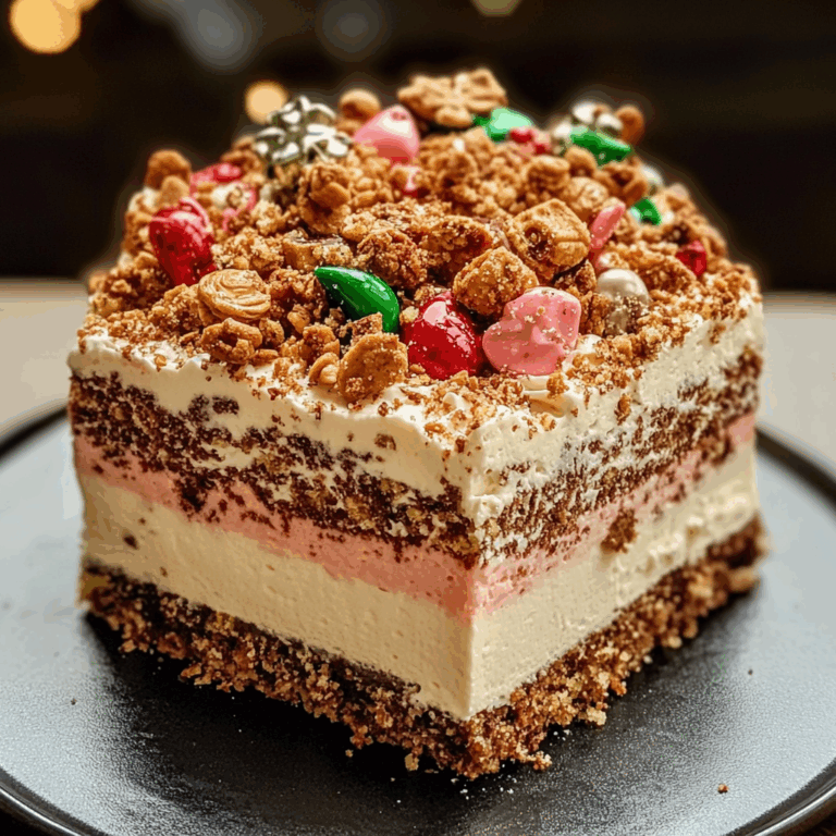 Christmas Crunch Cake: A Festive Delight