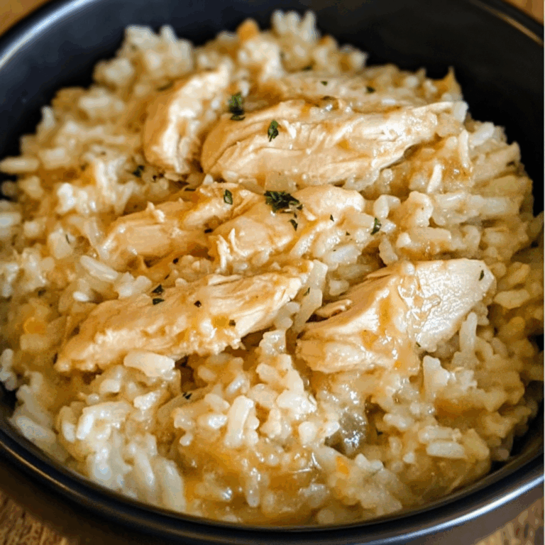 Irresistible Crock Pot Chicken and Rice