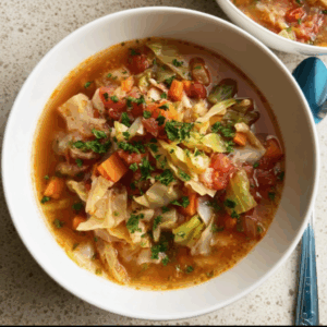 Hearty Veggie-Packed Cabbage Soup