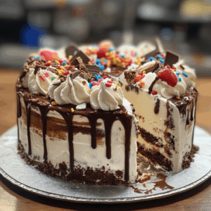 Irresistible Ice Cream Cake: Creamy Layers of Delight