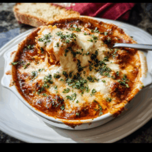 Lasagna Soup with Cheesy Goodness
