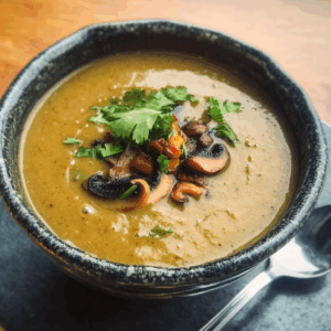 Creamy Mushroom Poblano Soup: A Flavor-Packed Delight